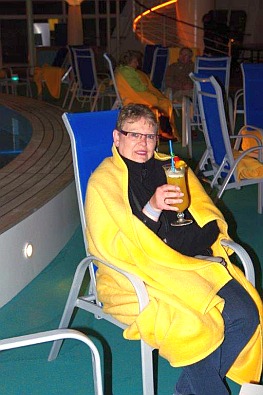 Ulrike Tenzer an Bord der AIDAmar