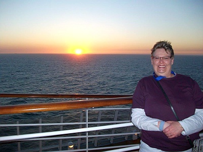 Sonnenuntergang auf der AIDAmar